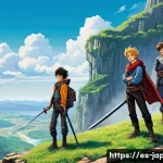 Home 22 일본 만화 카테고리별 추천 - **Shonen Adventure & Friendship:**
A dynamic, action-packed illustration in the classic shonen m...